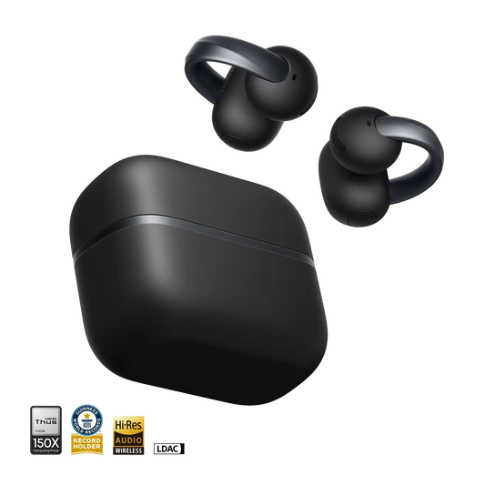 Anker soundcore Aeroclip 2 | Guinness-Certified Clip-On Earbuds for Clear Calls